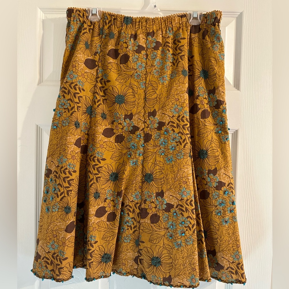 Susan Graver Elastic Waist Skirt